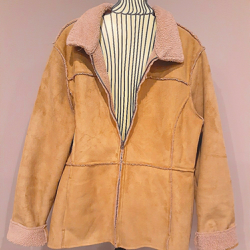 Aeropostale Faux Suede Winter jacket